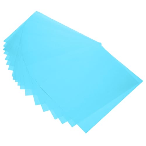 Operitacx 100 Blatt Zeichenpapier Für Drucker Etikettenpapier Farbiges Papier Druckerpapier Bedruckbares Aufkleberpapier Toilettenpapier Masse Weißes Papier Papierriese Vintage-papier Blue von Operitacx