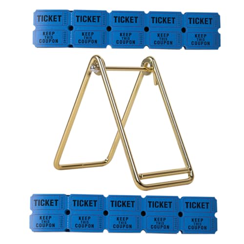 Operitacx 1000-Teiliges Rollenset Lotterielose-Set Essenskarten Essensmarken Spielticket Ticketschalter Karneval Dekorationen Vorschlagskarten Halloween-Tickets Tickets Etiketten Papier Blue von Operitacx