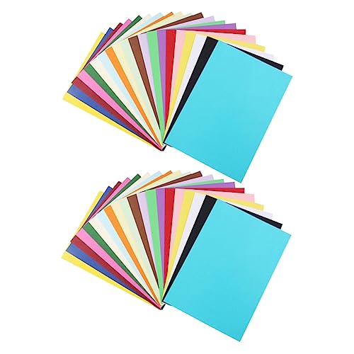 Operitacx 100st Diy-papier Staffelei Papierblock Farbiges Papier Konstruktionspapier Schimmerpapier Zum Basteln Pastellpapier Kunstdruckpapier Kartonpapier Farbiges Druckerpapier von Operitacx