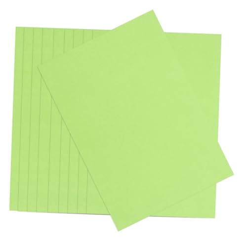 Operitacx 10St Kartenvorrat kartonpapier dickes papier buntes Kartenmaterial Weihnachtspapier aus Karton weihnachtskarton Bastelkarton Scrapbook-Papiere farbiger Karton farbige Pappe Green von Operitacx