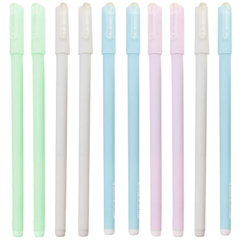 Operitacx 10St Stift gelpen gel ink pen Schreibwarenset Skizzenbuch gel roller pen colour pencils Klemmbrett mit Speicher löschbar Pastell Textmarker Schüler mit Tintenroller Nachfüllung von Operitacx