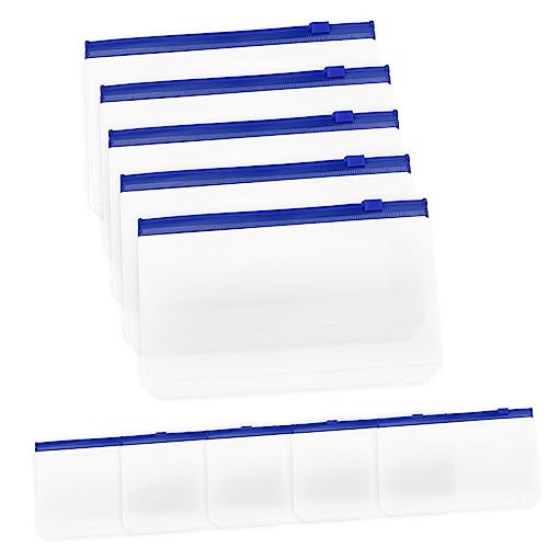 Operitacx 10er Set A6 PVC Dokumententaschen Mit Reißverschluss Transparente Aufbewahrungstaschen Für Quittungen Notizen Und Organisation Farbenfroh Und Praktisch Für Ringbücher Und von Operitacx