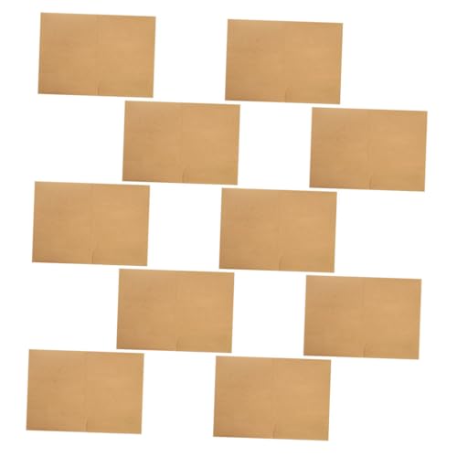 Operitacx 10st Ordner Aus Kraftpapier Taschenmappen Aus Papier A4-papier-organizer Dokumenten-organizer-etui Dokumentenhalter Aus Kraftpapier Erweiterbarer Dokumentenhalter Bürobedarf Khaki von Operitacx