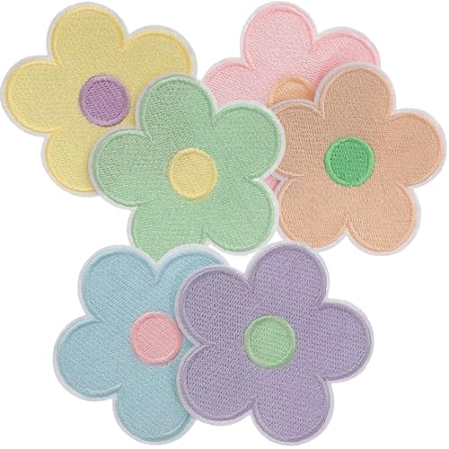 Operitacx 12St Aufnäher mit Blumenstickerei Stoffaufnäher Jackenflicken Wohnaccessoires Hose bestickt sticker für kleidung aufkleber kleidung austauschbare Eisenflecken Hutflecken Polyester von Operitacx