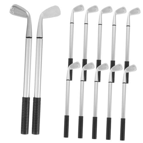 Operitacx 12St Golf-Kugelschreiber aus Metall coole Gadgets Männer Stand Gold golfgeschenke golfzubehör spielsachen Schreibwaren für den Schreibtisch Schulbedarf Aluminiumlegierung von Operitacx