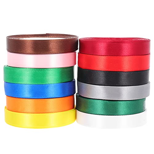 Operitacx 12St Schleife Geschenkband Kuchendekoration Band für DIY Satinband Scrapbooking-Band seidenband ribbon party dekoration ehering cake box Einfarbige Bänder DIY-Bänder aus Polyester von Operitacx