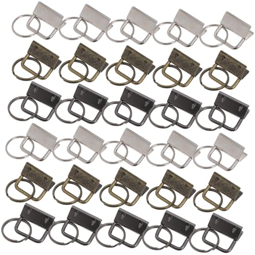 Operitacx 150 Stück Schwanzclip-gürtelclip Schlüsselanhänger Hardware Gurtband-schlüsselanhänger-hardware Schlüsselband-endclip Hardware Für Armband-schlüsselanhänger Gurtbandhandwerk Eisen von Operitacx