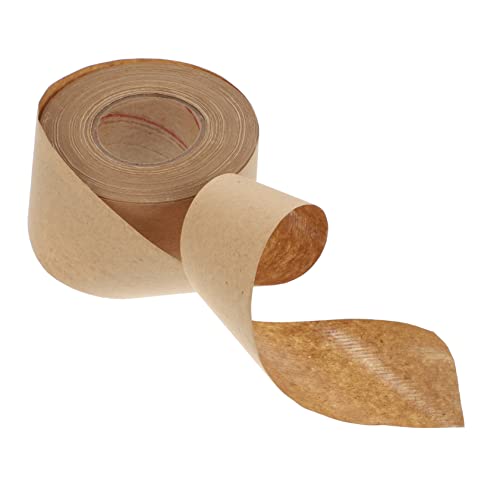 Operitacx 1Stk Klebeband aus Kraftpapier Karton Nachfüllung Butyl aktiviert Spender verpackungsmaterial packing tape paketklebeband water straw Packband aus Kraftpapier Packband aus Papier von Operitacx