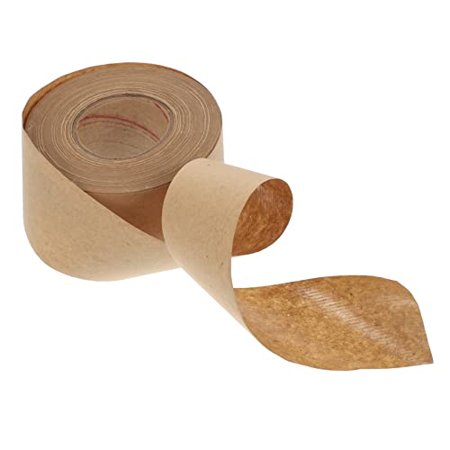 Operitacx 2 Pcs Klebeband Aus Kraftpapier Aufkleber Doppelt Griff Kassettenband Wasserpapier Post- Karton Bindung Gold Schälen Beschreibbares Papierband Etikett Kräuseln Aktivieren Im Freien von Operitacx