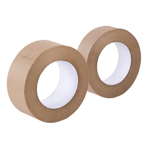 Operitacx 2 Rolle Klebeband protect schutzzelt seerobbe washi+-+tape bürogadges the prot im Freien Haken doppelt Maskierung Wasser Dichtungszubehör Verpackungszubehör Kraftpapier Light Brown von Operitacx