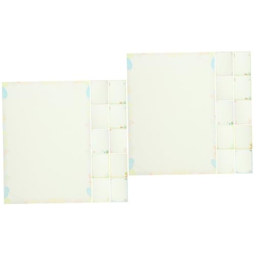 Operitacx 2 Sätze A4 Spitzen Computerpapier Farbkopierpapier Maldruckpapier 1 Packung 50 Stück Wasserfestes Papier Drucker Liniertes Papier Minidrucker Fotopapier 50 Blätter * 2 von Operitacx