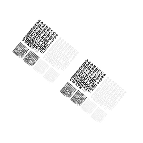 Operitacx 2 Sätze Buchstaben Aus Eisen Aufkleber Aufnäher Buchstaben Große Buchstaben Zum Aufbügeln Abziehbilder Zum Aufbügeln Für Kleidung Aufnäher Für Kleidungsstücke 6 Blatt * 2 von Operitacx