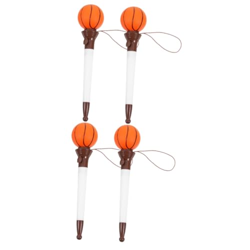 Operitacx 2 Sätze Entzückende Stifte Kreativer Kugelschreiber Basketball-design-pin Basketball Stift Schreibwaren Stift Signaturstift Basketball-stifte Lustige Stifte Plastik 2 Stück * 2 von Operitacx