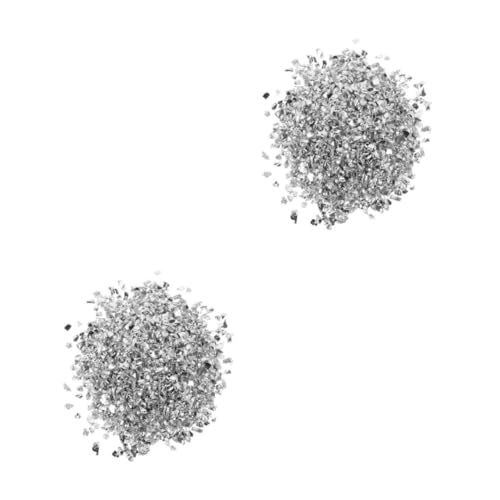 Operitacx 2 Stück 1 Edelsteinfragmente Edelsteine ​​Für Nägel Trümmer Dekoration Nageldekoration Nagelkunst Glitzerfragmente Zerkleinerter Glitzer Für Kunst Feiner Glitzer Zum von Operitacx