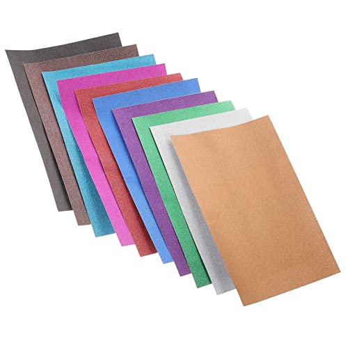 Operitacx 20 Blätter A4 Glitzerpapier Geschenkpapier Handgeschöpftes Papier Toilettenpapier Masse Papierstreifen Blumenpapier Druckerpapier Dekoratives Bastelpapier Handarbeitspapier Eva von Operitacx