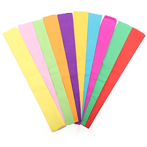 Operitacx Buntpapier 20 Blätter Farbiges Krepppapier Quilling-papier Quilling Papier Farbiges Papier Kreativpapier Papierschere Faltpapiere Verpackungspapier Für Frische Colorful von Operitacx