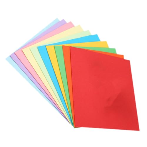 Operitacx 200 Blatt Blätter buntes Bastelpapier bastelmaterial für bastelsets für school supplies Küchenpapier Papiermaterial doppelseitiges Origami-Papier buntes Faltpapier von Operitacx