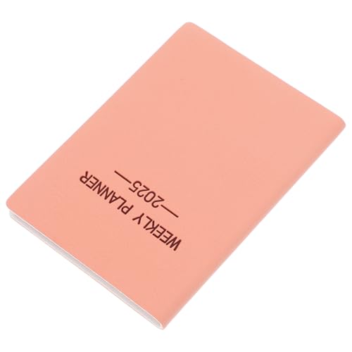 Operitacx 2025 Taschen-wochenplaner Bürobedarf Für Zuhause Ideal Gebundene Ausgabe Mini Taschenkalender Notizbuch Notizblock Monat Wochenplaner Für Die Handtasche Geldbeutel Größe Pu Rosa von Operitacx