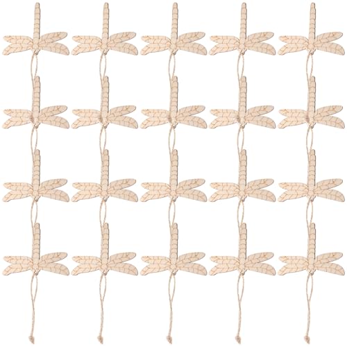 Operitacx 20Pcs Dragonfly Ornament Dragonfly Outdoor Dragonfly Craft Ornamente Handgefertigtes Handwerk Libelle DIY Libelle Dekorationen Dragonfly Crafts Dragonfly Form Ausschnitte von Operitacx