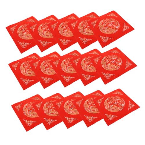 Operitacx 20St Batik Zehntausend Jahre rotes Reispapier rotes papier Chinesisches Frühlingsfest Chunlian chinesisches Couplet-Papier Duilian-Papierschnitt leere Papierrollen Reis Papier von Operitacx