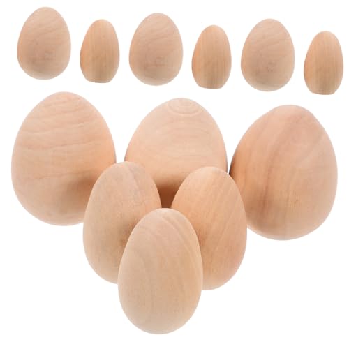 Operitacx 20St Ostereier füllbare Eier Mini teigroller ostern easter eggs easter egg decoration panettone ostern Eier bemalen DIY Eierdekorationen für den Desktop gefälschte Eier Holz von Operitacx