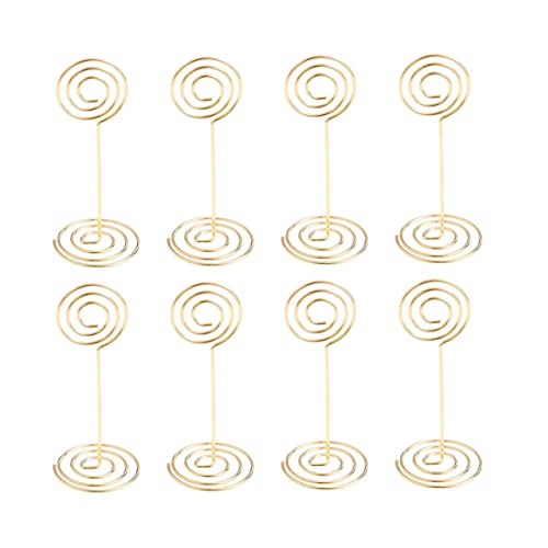 Operitacx 24st Tischnummernhalter Verkaufsstand Neon Ort Spitze Dekorationen Also Rahmen Diagramm Staffeleien Zahlen Mittelstücke Sitzplätze Clip Platte Steht Reserviert Papier Deckel Golden von Operitacx