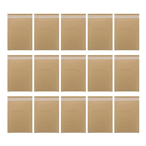 Operitacx 25 Stk Verpackungsbeutel Aus Kraftpapier Umschlag Kleine Weiße Umschläge Versand Mailer Gepolsterte Versandtaschen Boutique-versandtaschen Versand Von Paketen Light Brown Sport von Operitacx