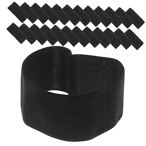 Operitacx 25St schwarzer Trauergürtel armband trauerfeier Bands Trauerarmbänder Trauerkapelle der Armbinde der Trauer Trauer-Event-Armbinde schwarze Armbinde Polyester Black von Operitacx