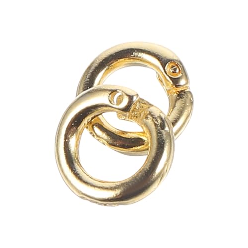 Operitacx 2St Schmuck-Verbindungsring Armbänder Schlüsselringe Silberring Schlüsselbund Reifen schmuckverbinder schlusselketten silver Mehrzweck-Biegeringe Sprungringe s925 Silber Golden von Operitacx