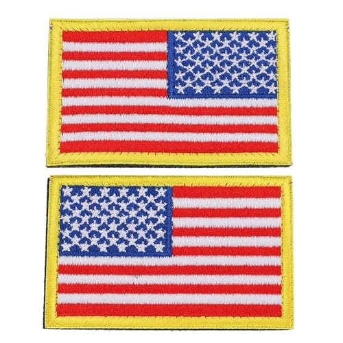 Operitacx 2Stück Aufnäher mit amerikanischer Flagge patch patch USA-Aufkleber nähen Sie auf patriotische Patches amerikanische Flagge Flaggen DIY-Patches Militäraufkleber Hut von Operitacx