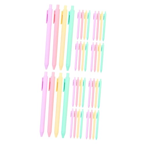 Operitacx 2sets Macaron-gelstift Büro Stift Kleine Stifte Mini Pastell Tinte Kalligraphie-stifte Kalligraphie Stifte Kugelschreiber Aktivitätsgeschenke Ergonomische Schulgele Plastik 20pcs*2 von Operitacx