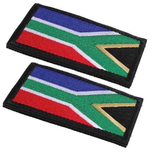 Operitacx 2st Am Armband Südafrika-patches Südafrika-flagge-patches Südafrika Rucksack-aufnäher Flaggenpatch Dekoratives Südafrika-patch-dekor Südafrika-ornamente Stoff von Operitacx