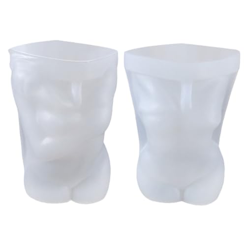 Operitacx 2st Silikonform Vase Künstlich Gießform Aus Silikon Stifthalterform Bürstenform Desktop-deko-diy-form Bonsaischalenform Pflanzer Schimmel Blumentopfform Kieselgel Weiß von Operitacx