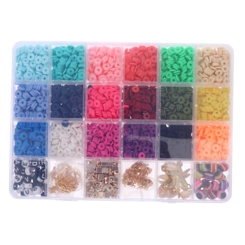 Operitacx 3 Kisten Polymer-Perlen-Set Kleberegal Anhänger Erde Gestell Gold schmuck herstellen beads for bracelets Armband Perlenmaterial Schmuckherstellung aus Perlen Polymer-Ton von Operitacx