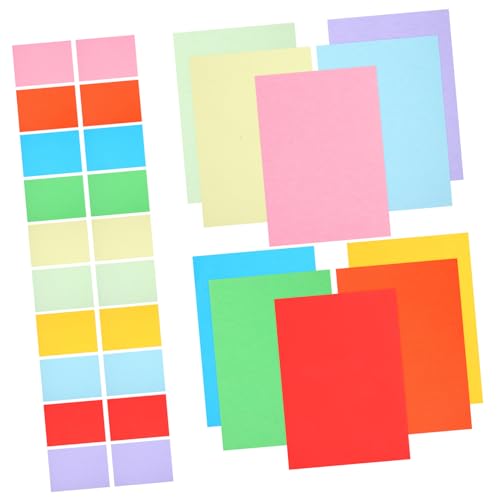 Operitacx 3 Packungen Farbkopierpapier Leere Bücher Für Kinder Kleines Leeres Notizbuch Regenbogenfarbenes Papier Karton Farbig Pastellpapier Buntes Papier Japanisches Papier Farbpapiere von Operitacx