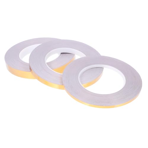 Operitacx 3 Rollen Bodennahtaufkleber Haken Maskierung selbstklebendes dichtungsband selbstklebendes abdichtband fliesenaufkleber klebeband Badezimmer Dichtungsband Eckkantenstreifen PVC von Operitacx