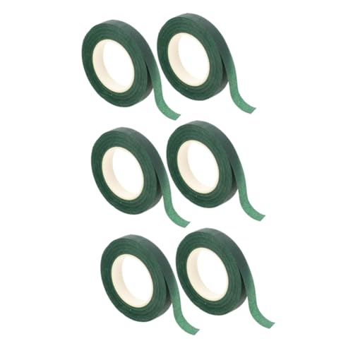 Operitacx 3 Sätze Blumenband Werkzeugset Für Blumen Blumenstiel-wickelband Blumenwickelband Künstliche Blüten Artificial Blumenbänder Wickeln Geschenkband Papier Green 2 Rollen * 3 von Operitacx