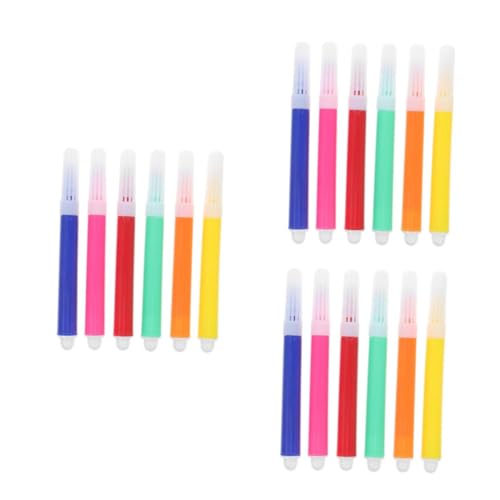 Operitacx 3 Sätze Buntstifte Wasserpinsel Aquarellpinsel Klassenzimmerpreis Aquarellstift Schicke Marker Textmarker Farbstifte Für Metall Aquarell-pinselstifte Farbmarker Plastik 12er Pack*3 von Operitacx