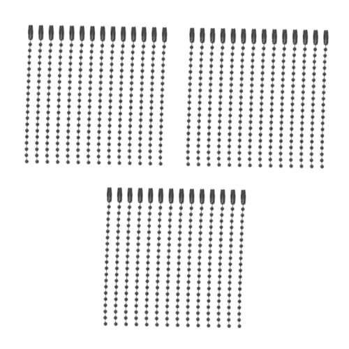 Operitacx 3 Sätze Die Kette Perlen Schlüsselanhänger Ketten Für Schlüsselanhänger Kugelketten Zum Basteln Schlüsselanhänger Herstellungszubehör Hängende Anhängerketten 100 Stück * 3 von Operitacx