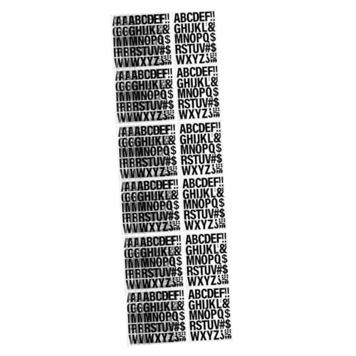 Operitacx 3 Sätze Eisenbuchstaben Aufkleber Für Kleidung Buchstabenaufkleber Alphabet-aufkleber Applikationen Zum Aufbügeln Auf Kleidung Flicken Aufbügeln Black Vinyl 10 Blatt*3 von Operitacx