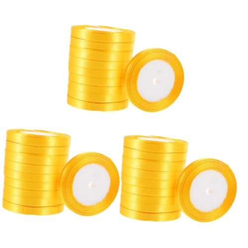 Operitacx 3 Sätze Geschenkverpackungsband Rotes Band Dekoratives Geschenkband Band Für Die Hochzeitsparty Satinband Alles Zum Geburtstagsband Grünes Band Polyester Golden 10 Rollen*3 von Operitacx