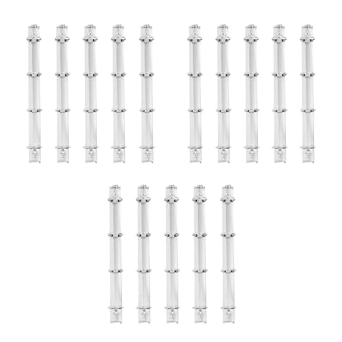 Operitacx 3 Sätze Metallbinder Zwischenablage Mit Ordner Expandierbarer Binder Ersatz-ordnerplaner Ordner Für Die Schule Smarter Ringordner Mappen Für Hefter Silver Eisen 5 Stück * 3 von Operitacx