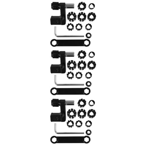 Operitacx 3 Sätze Ringhalter Zehenring Drahtklemme Spanner Einsteller Clip Zur Schmuckherstellung Sprengringzange Ringgrößen-kit System Schraubstockgriffe Begradigung Ringe Gold Black Metall von Operitacx