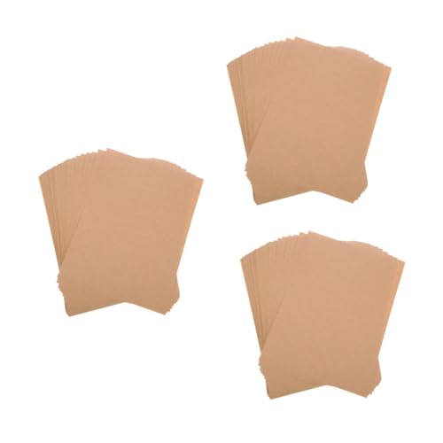 Operitacx 3 Sätze Selbstklebende Nagelaufkleber Aus Kraftpapier Druckpapier Kraft Etikettenaufkleber Aufkleberpapier Für Drucke Selbstklebende Druckeretiketten Aufkleberpapier 50 Blatt*3 von Operitacx