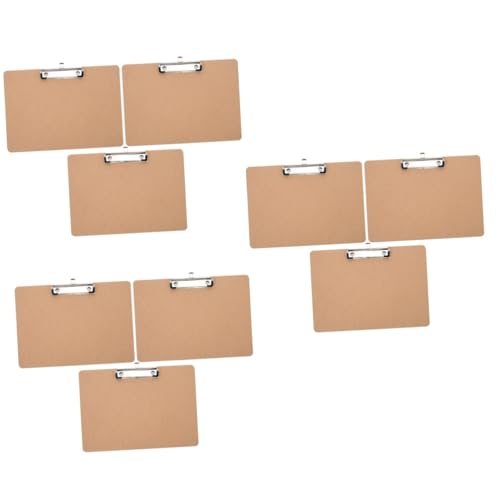 Operitacx 3 Sätze Tafel Write Board Clipboard Papierklammer Schreibbrett Mit Notizblock Schreibplatte Zwischenablage Clips Tragbares Klemmbrett Dokumentenorganisator Planke 3 Stücke * 3 von Operitacx