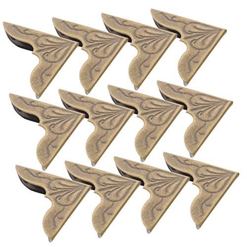 Operitacx 30 Stück Teiliges Metall Buchecken Schützer für Notizbücher Fotoalben und Holzboxen Vintage Eckenschutz für Scrapbooking und Dekoration Retro Design Operitacx 30 Stück Teiliges Metall Buchecken Schützer für Notizbücher Fotoalben und Holzboxen Vintage Eckenschutz für Scrapbooking und Dekoration Retro Design von Operitacx