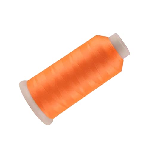 Operitacx 3000 stickmaschinengarn Faden Nähfäden stricken leuchtende Nähgarnspule a2 Büroprodukt Neon Nachtleuchtendes Polyester-Nähgarn Stickerei leuchtende Fäden leuchtendes Nähgarn Orange von Operitacx