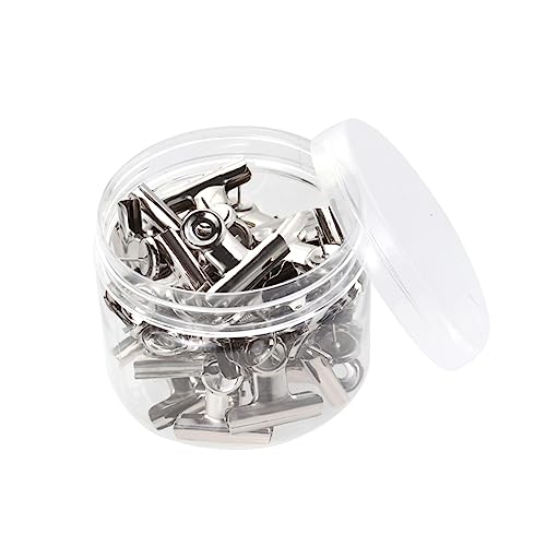 Operitacx 30St Clips für Finanzordner schwarze Ordner Büroklammerklemme Beutelverschlussklammern Datei Papierklammern papierklemmen büroklammern bürobedarf tägliche Clips Binderclip Silver von Operitacx