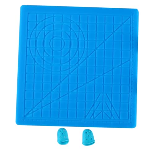 Operitacx 3D-Druck-Stiftmatte Knopffarbe Werkzeugkasten malen 3D Drucker 3D-3D-Drucker 3d-drucker für Stiftmatte für 3D-Drucker Schreibtischmatte Malmatte Lackmatte Kieselgel Blue von Operitacx