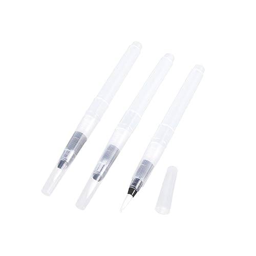 Operitacx 3er Set Wasserpinselstifte Für Aquarellmalerei Wasserfarben Pinsel Mit Verschiedenen Spitzen Ideal Für Kalligraphie Und Kreative Maltechniken von Operitacx